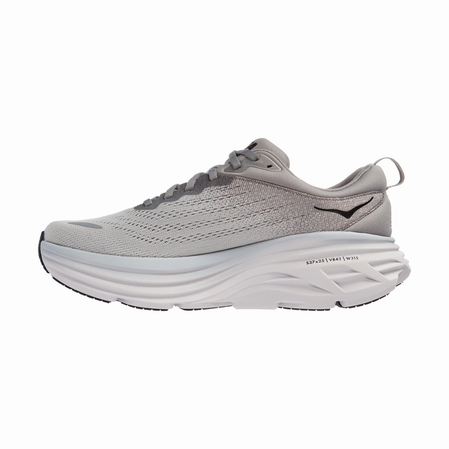 Embroidered HOKA M Bondi 8 1123202 SHMS Sharkskin Harbor Mist Men (LF)