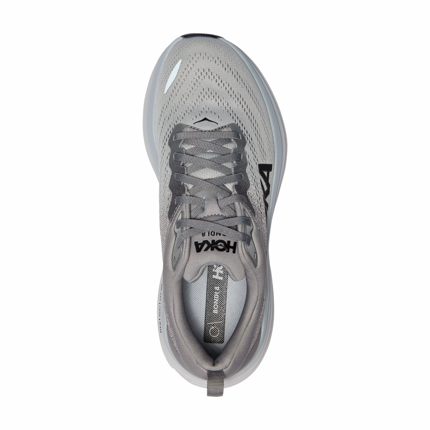 HOKA M Bondi 8 1123202 SHMS Sharkskin Harbor Mist Men (LF) Celebrities Wearing Shoes