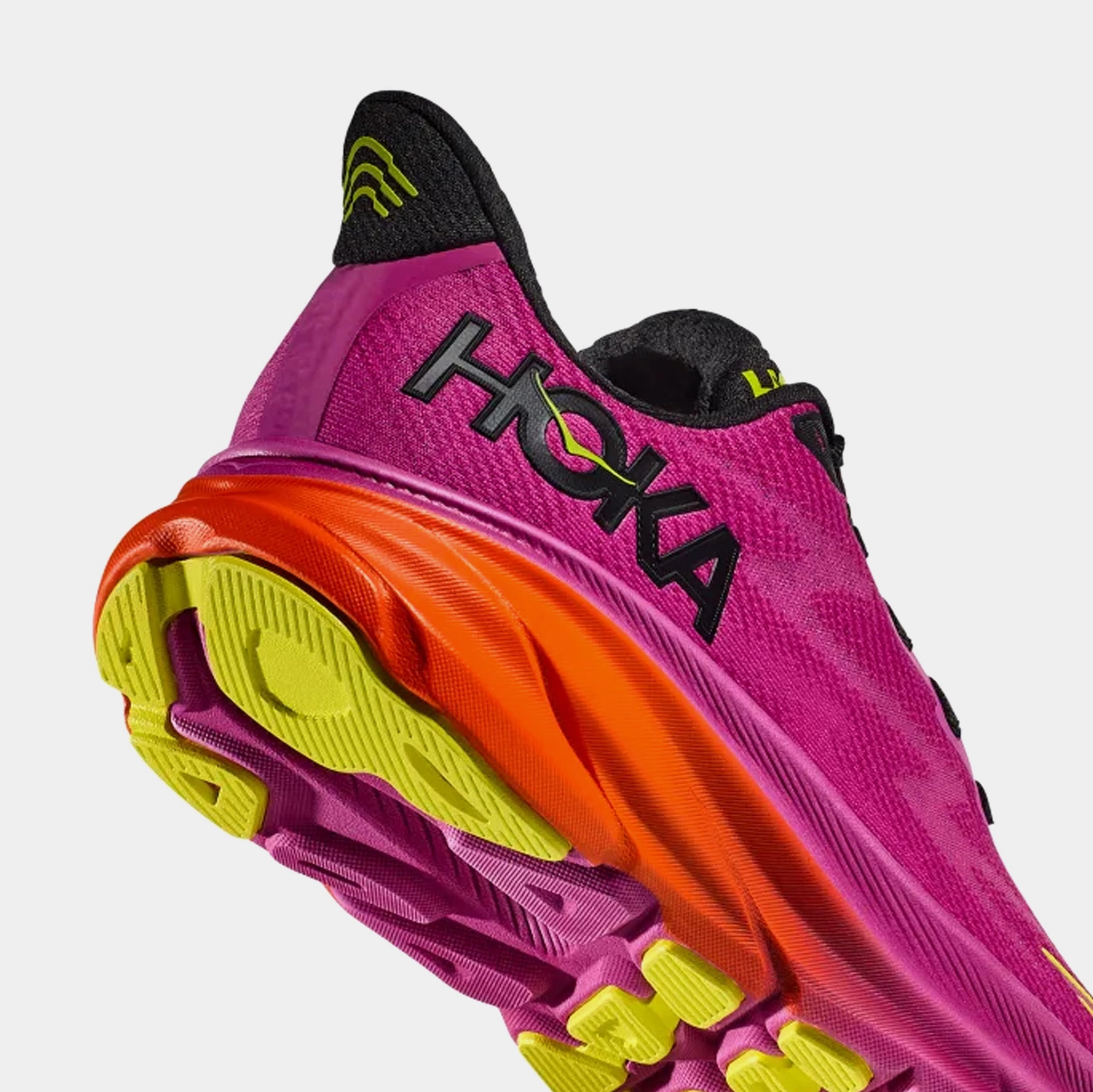 Causing Back Pain Clifton 9 Mens Running Shoes (Fuchsia/Black)