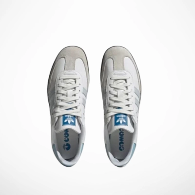 Pharrell Williams Adidas Shoes KIDS OG SAMBA (WHITE SKY)