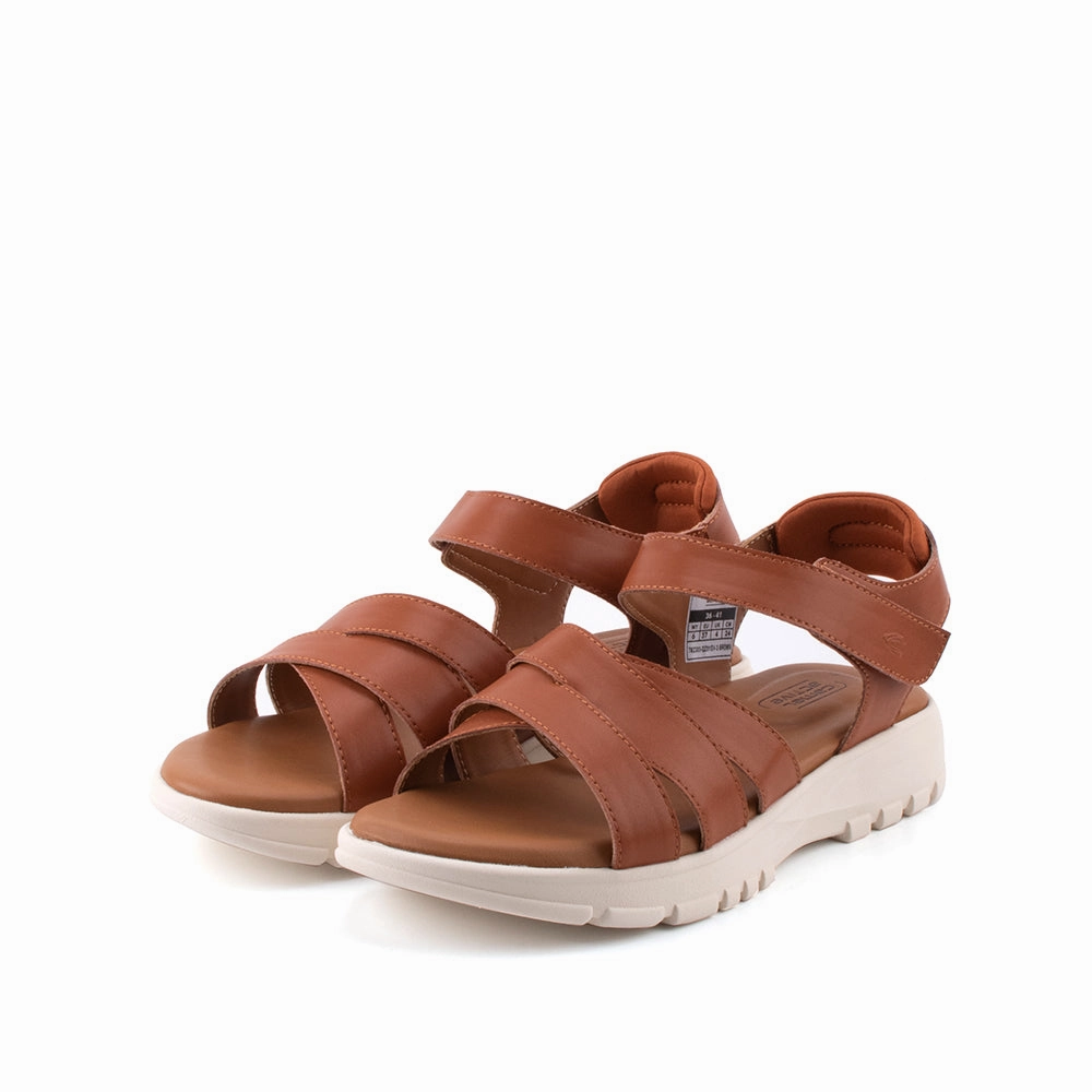 Shoes And Sandals camel active Women Harley Slip-On Sandal - 782303-DZ01SV-3-BROWN