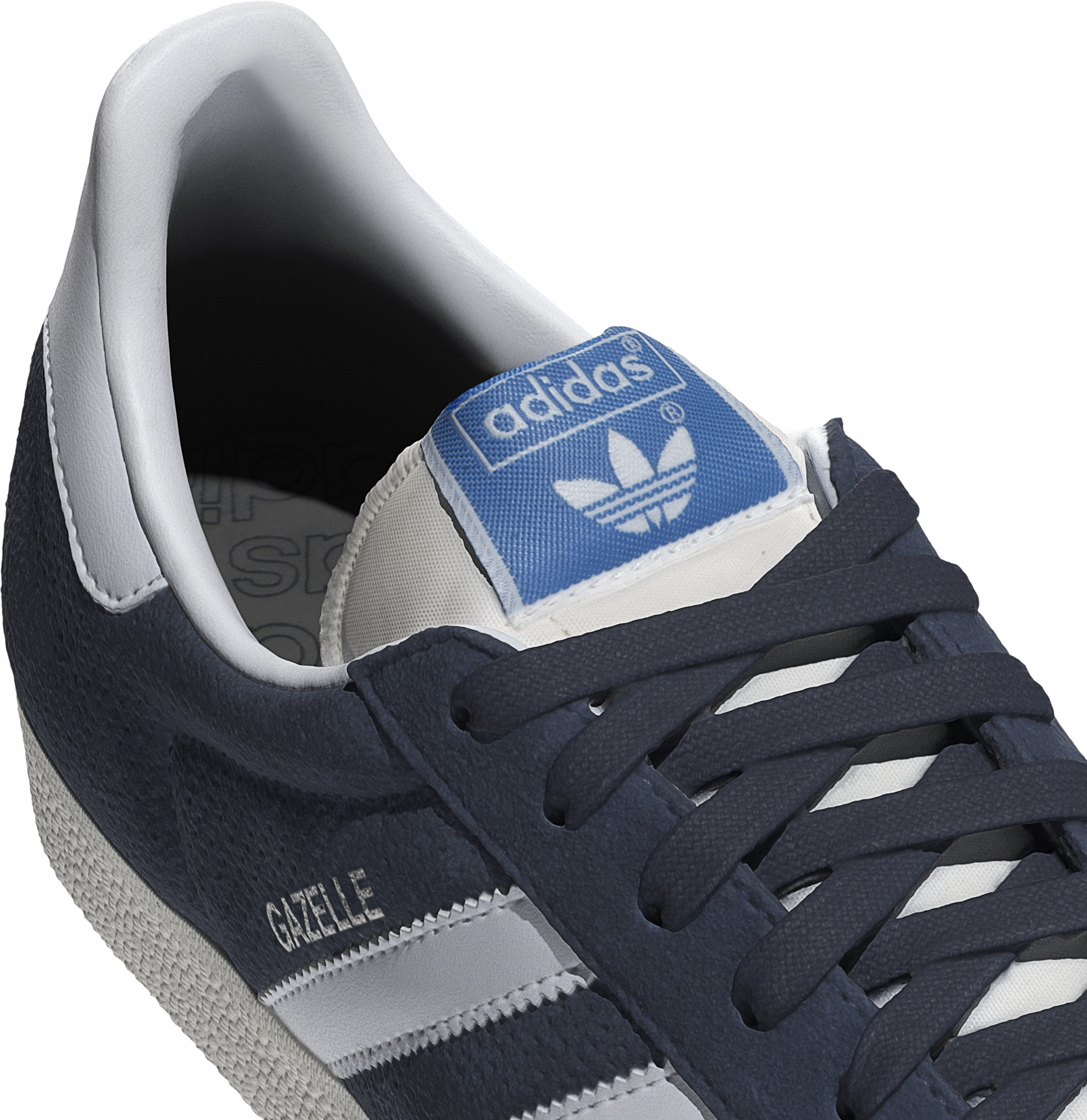Gazelle 'Blue White' Adidas Shoes Rod Laver