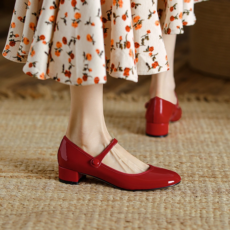 Best Spikeless Waterproof Golf Shoes USS Shoes Raimel Women's Patent Leather Low Heel Pumps