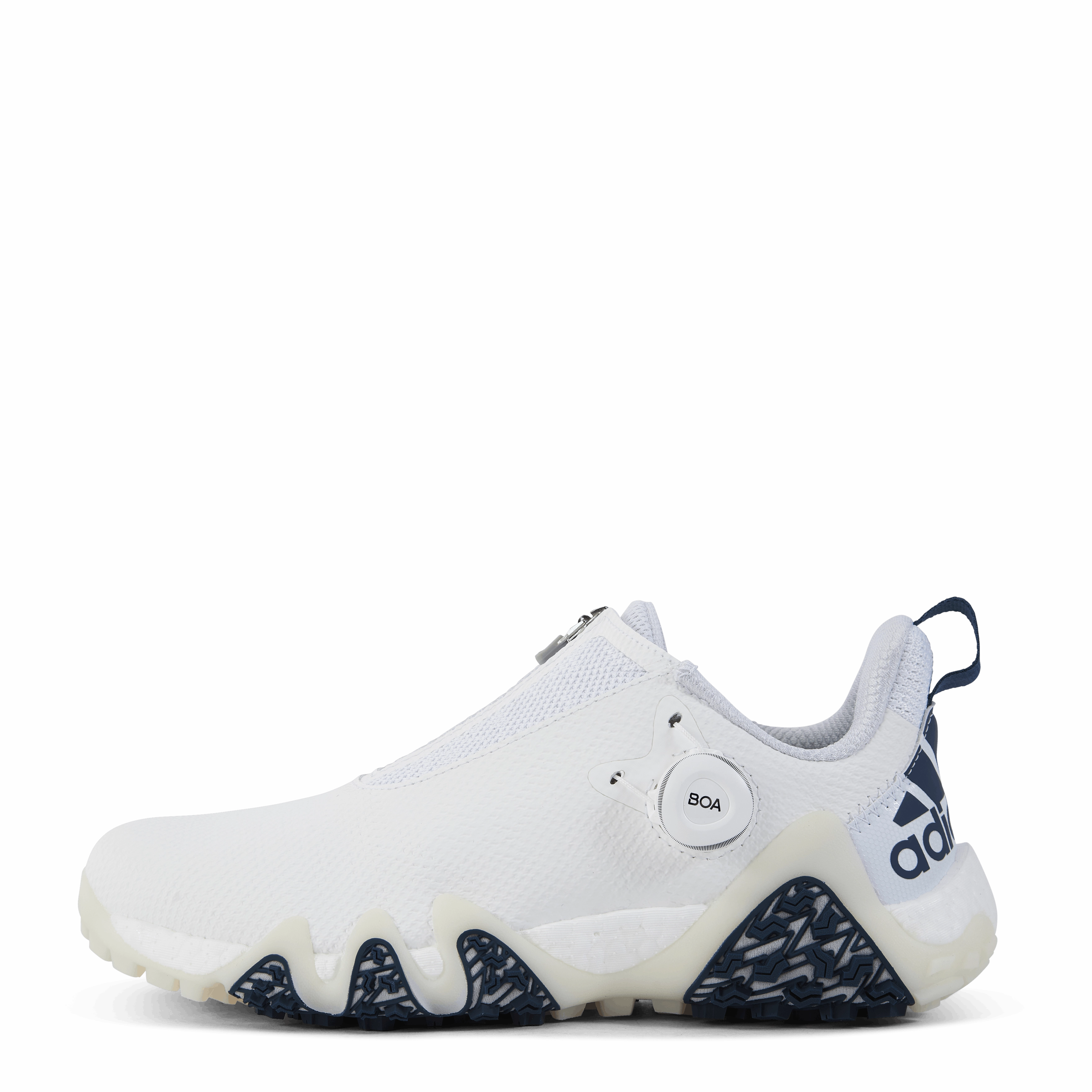 Classic Golf Shoes Codechaos 22 BOA Spikeless Golf Shoes Cloud White / Crew Navy / Crystal White