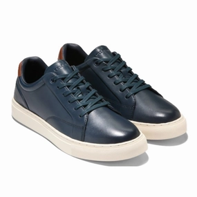 Grandprø Crossover Sneakers Cole Haan Men's Grand Kittery Court Navy Sneakers Shoes