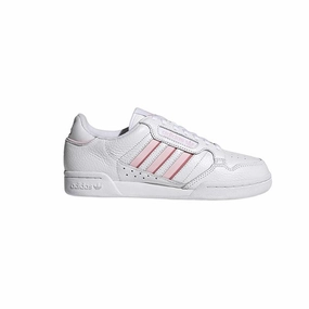 adidas Women's Continental 80 Stripes Sneakers, Cloud White/Clear Pink/Hazy Rose Adidas Dragon Ball Shoes