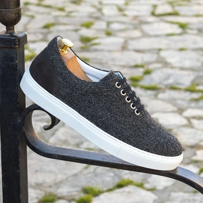 Men's Top Sider Leather Sneakers Wide Plus Size Grey 4718 Hamilton Casual Shoes