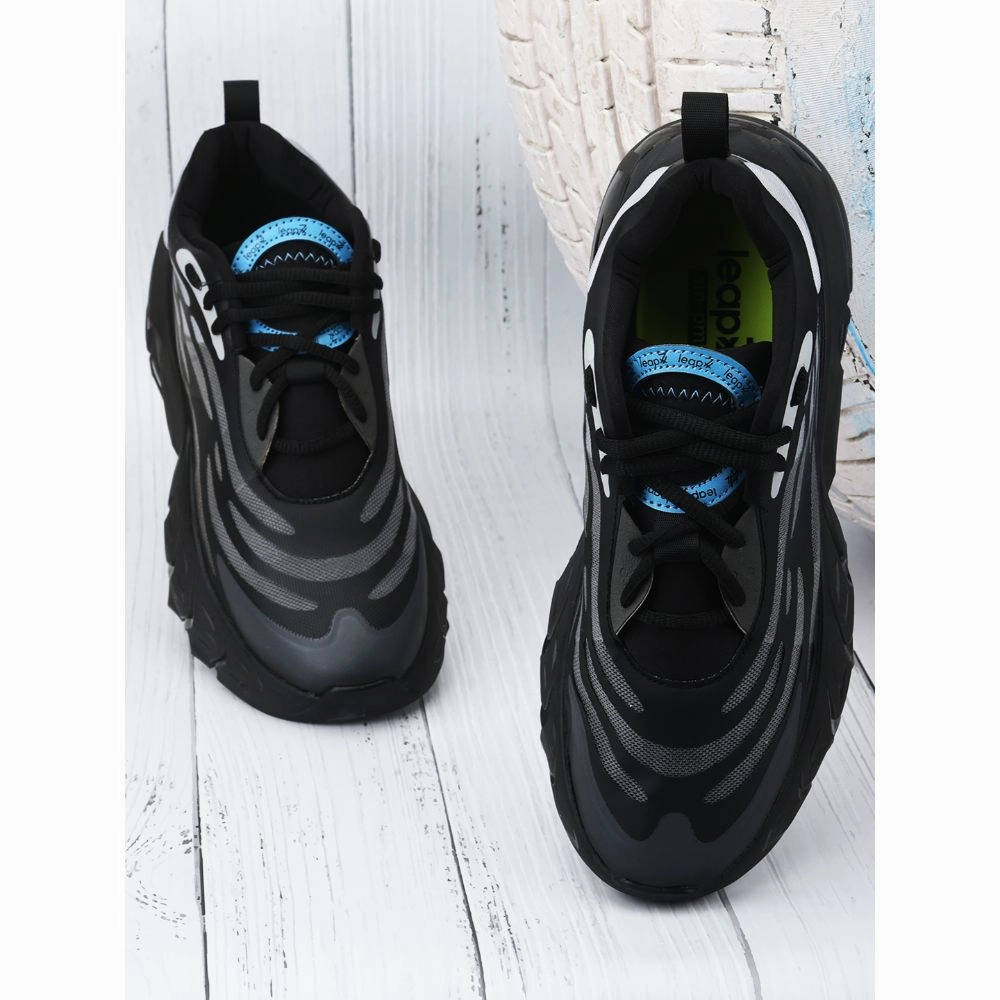 White Casual Shoes Australia Leap7x Lacing Black Casual Shoes For Men FREEMAN By Liberty