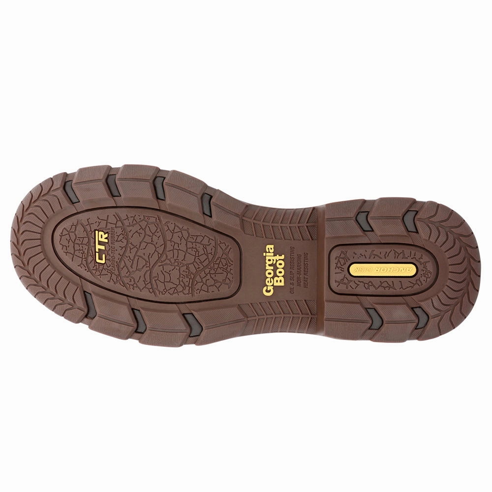 Athens SuperLyte 6 inch Waterproof Soft Toe Work Boots Brown Fold Over Boots