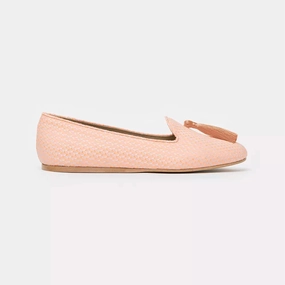 Best Flat Shoe For Lifting Charles Philip Elegant Pink Silk Alba Loafers