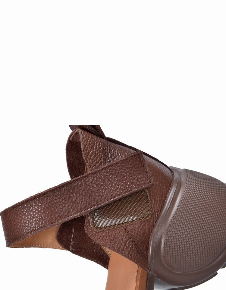 Boots Shoes And Sandals Comfortable Round Toe Chunky Heel Platform Sandals