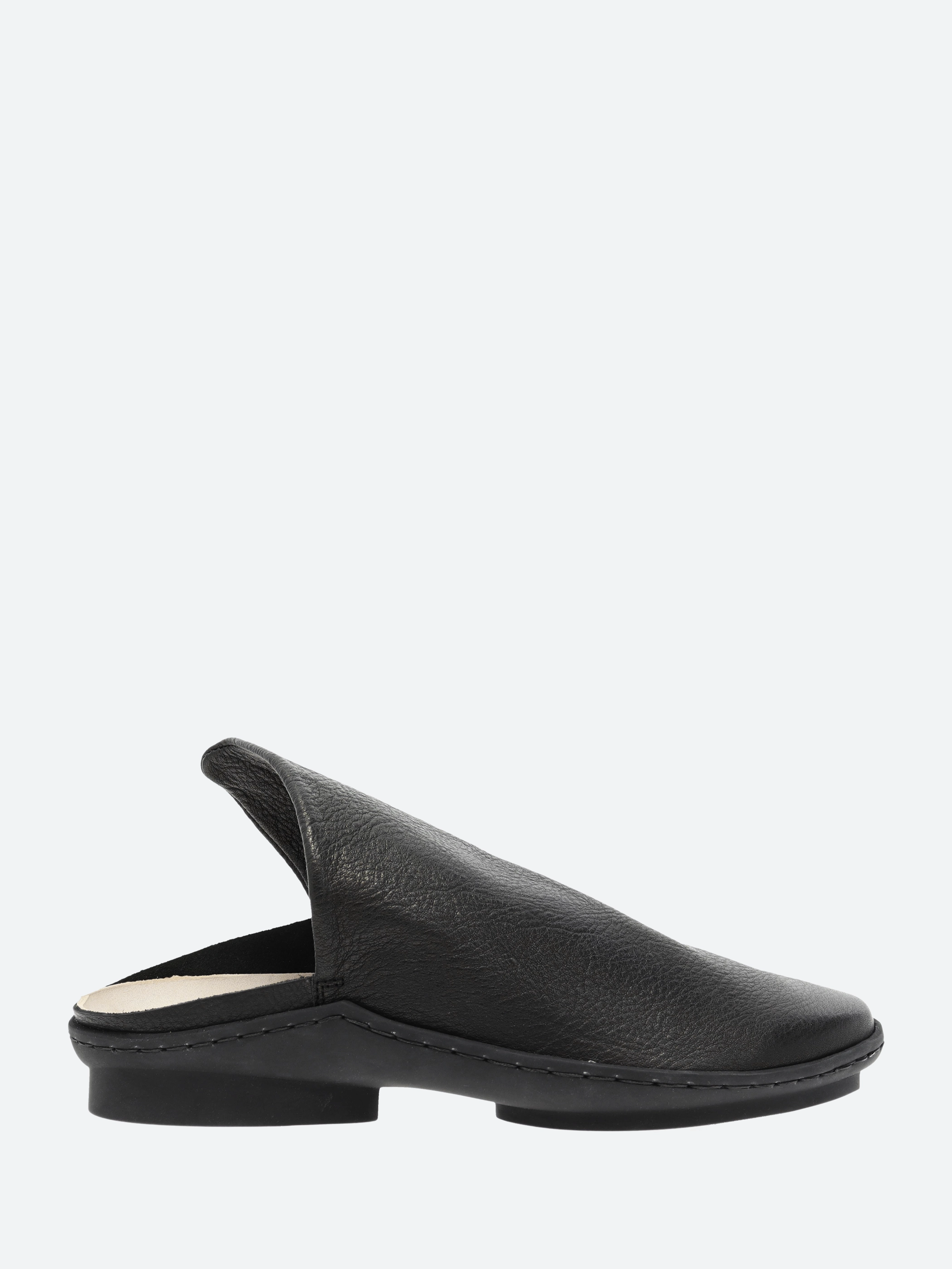 Flat Shoe With Ankle Strap Wave Plunge