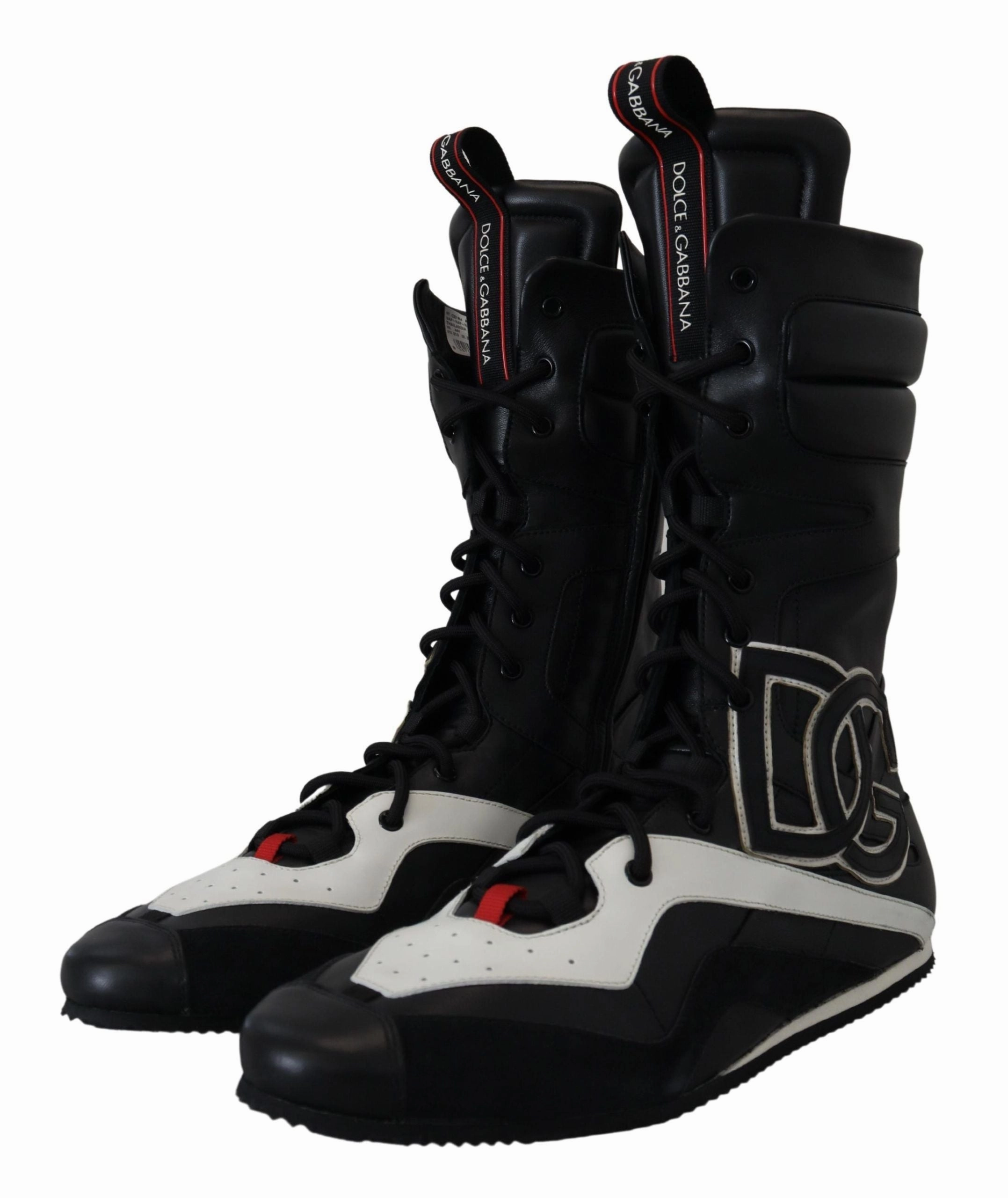 Runners Sneakers Dolce & Gabbana Multicolor Leather Boxing Calf High Sneakers Shoes