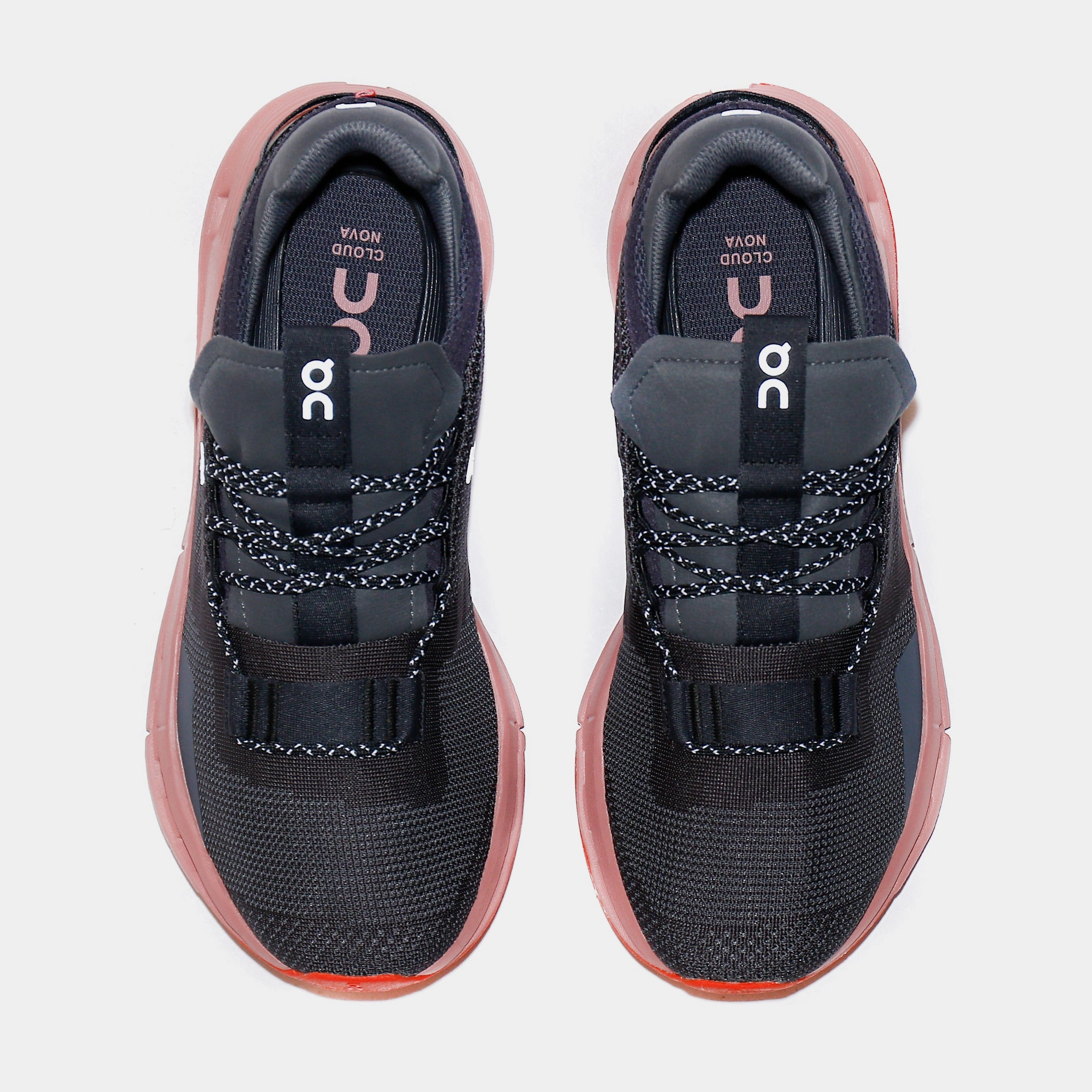 Nephelea Holo Running Shoes Cloudnova Eclipse/Rose Womens Running Shoes (Grey/Pink)