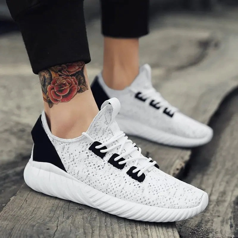 Best Shoes Standing All Day Running Shoes For Men Outdoor Mesh Comfortable Man Sneakers Sports Shoes Lace-up Sneaker