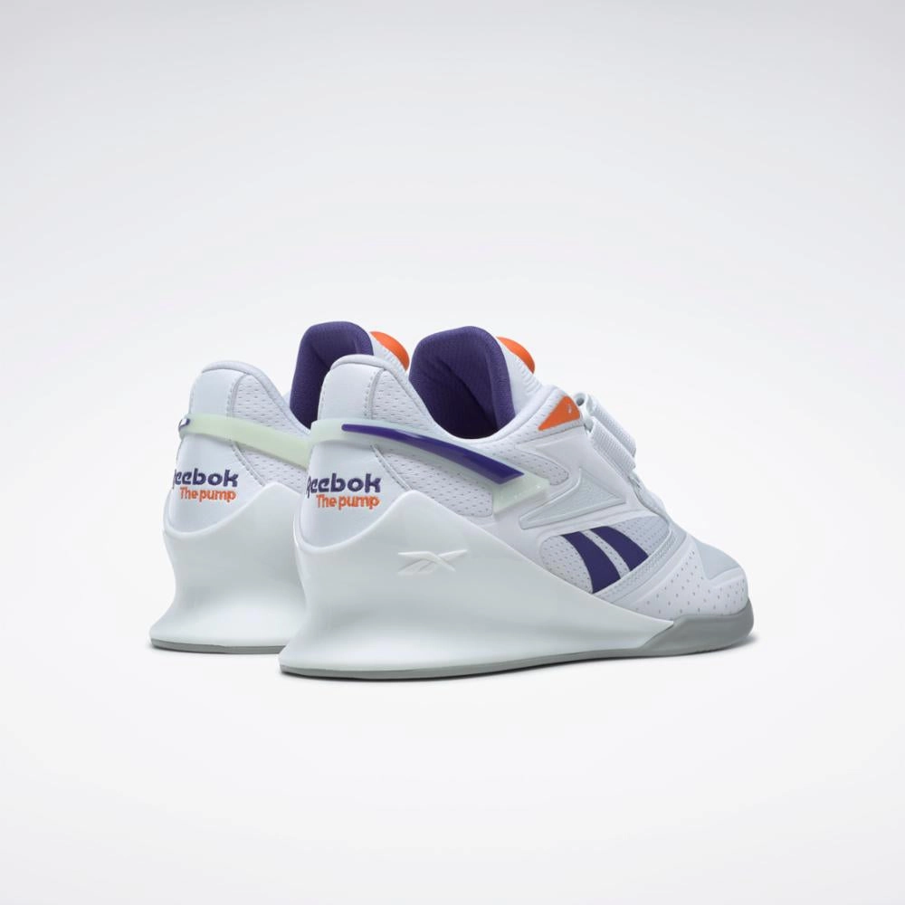 Wide Cross Training Shoes Reebok Footwear Women Legacy Lifter III Shoes FTWWHT/BOLPRP/SMAORA