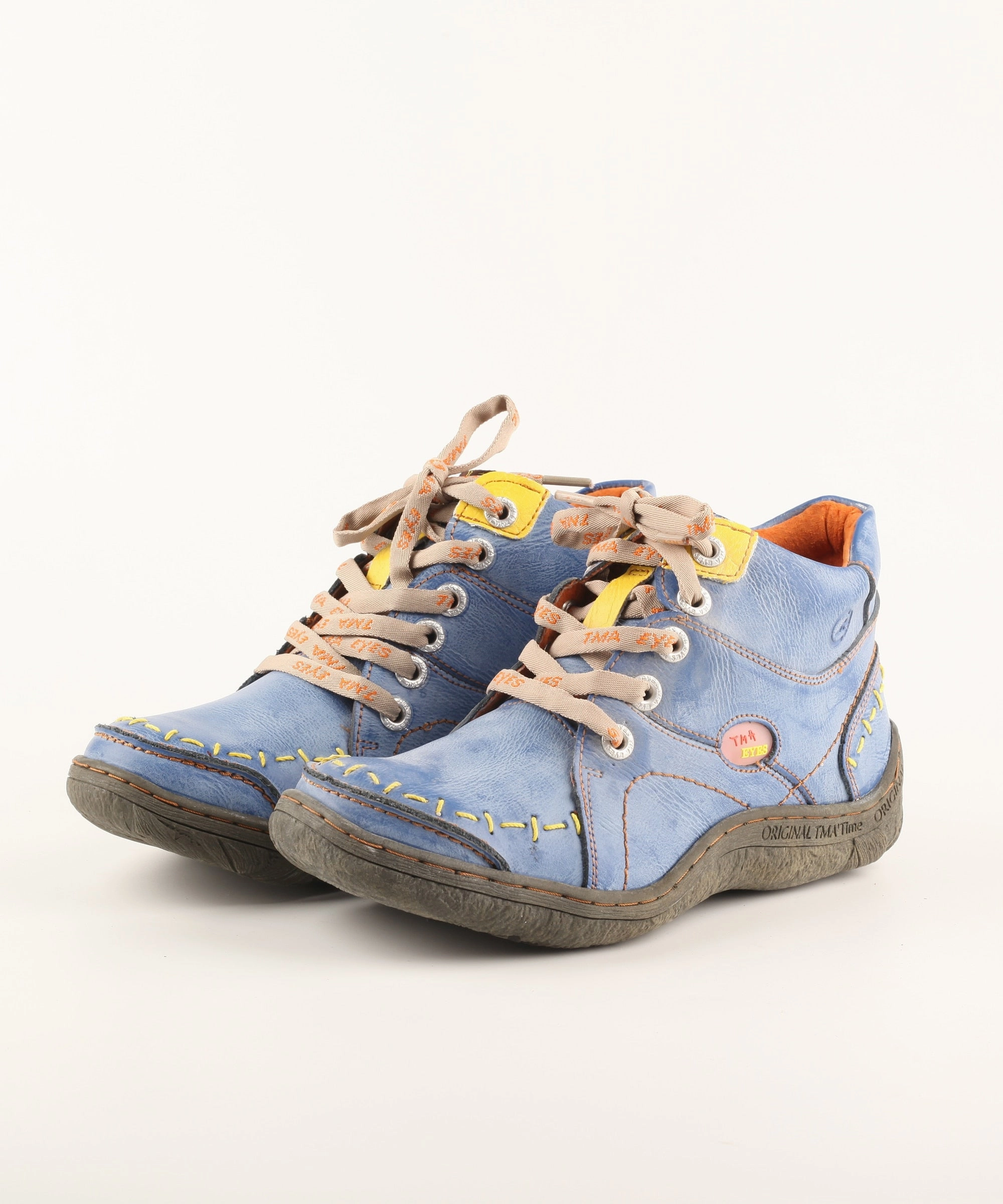 Asics Athletic Shoe Women's Retro Hand-Stitched Washed Easy Access Hi -Top Zip Up Sneakers