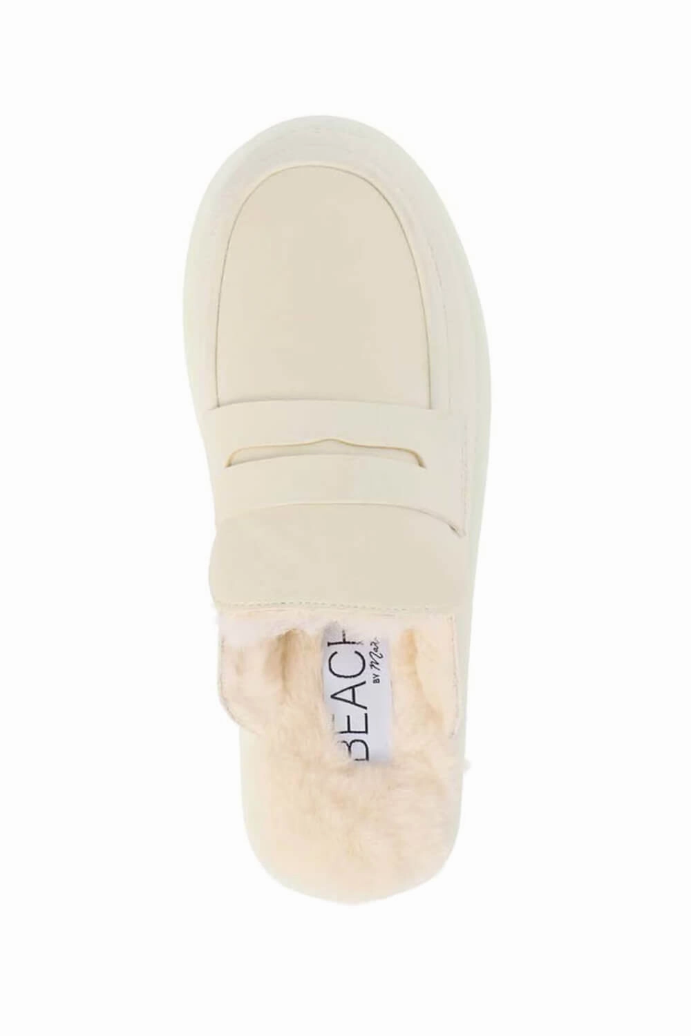 Plantar Fasciitis Indoor Slippers Beach by Matisse Stowe Fur Slippers for Women in Ivory | STOWE-IVORY