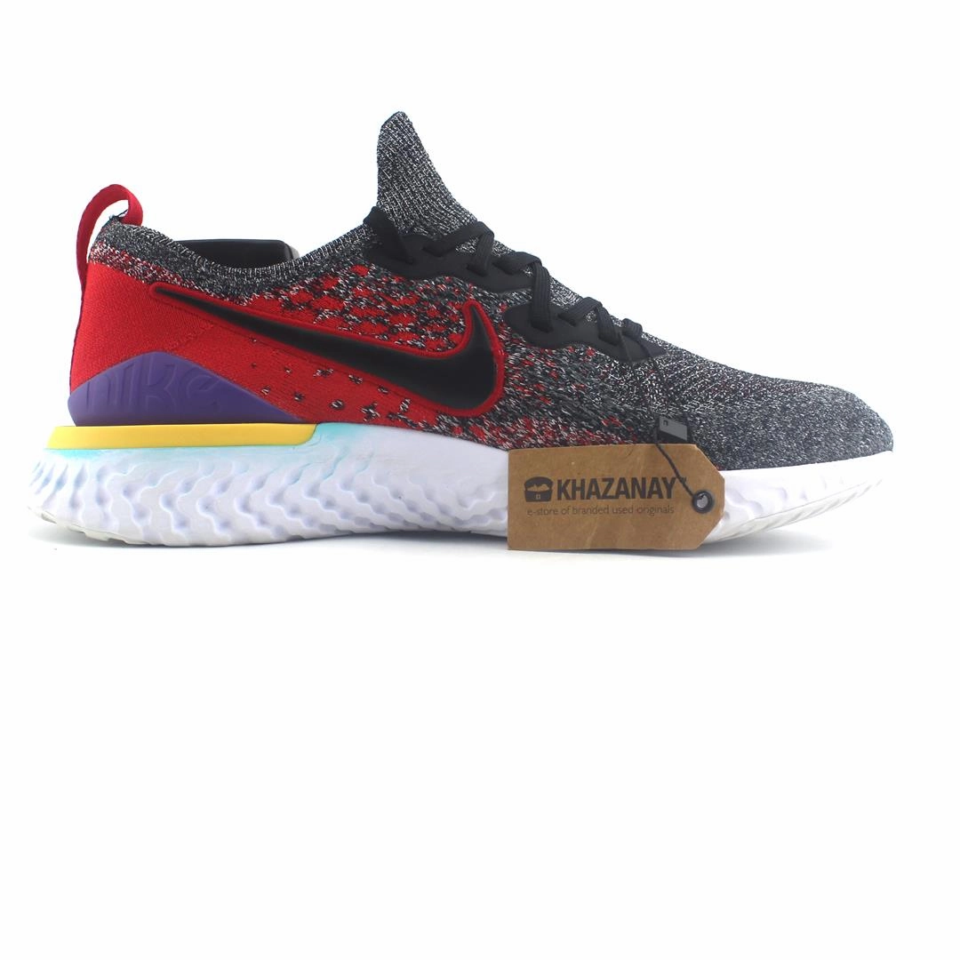 NIKE  EPIC REACT FLYKNIT 2 Running Shoes In Pokemon Fire Red