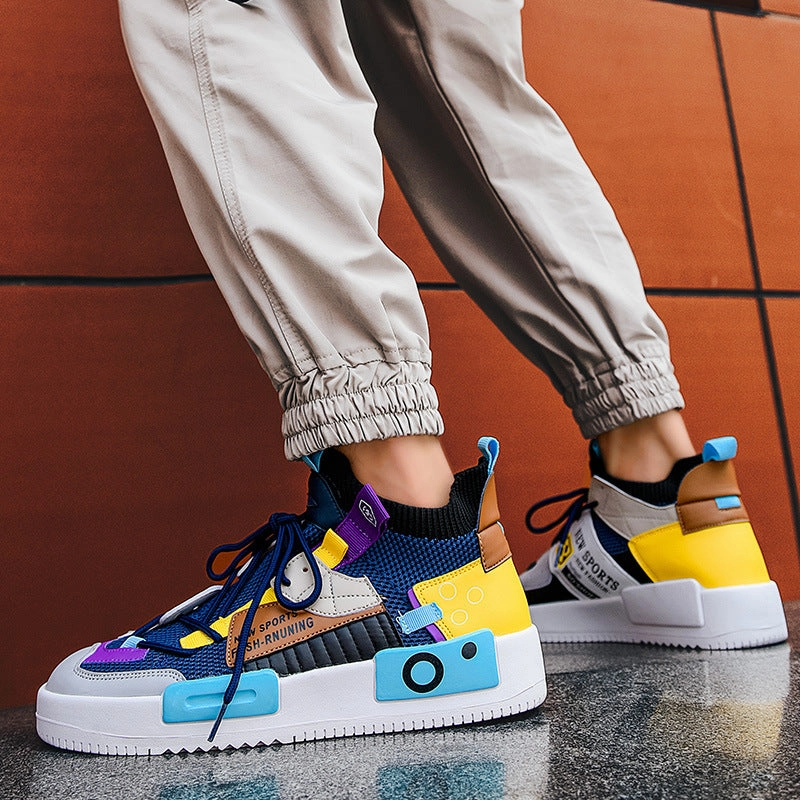 Rag Bone Sneakers Men's Sports Thick-soled Shoes - GlamzLife