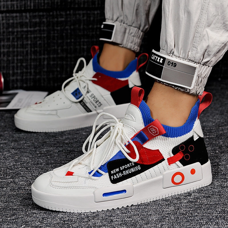 Men's Sports Thick-soled Shoes - GlamzLife Simple Sneakers