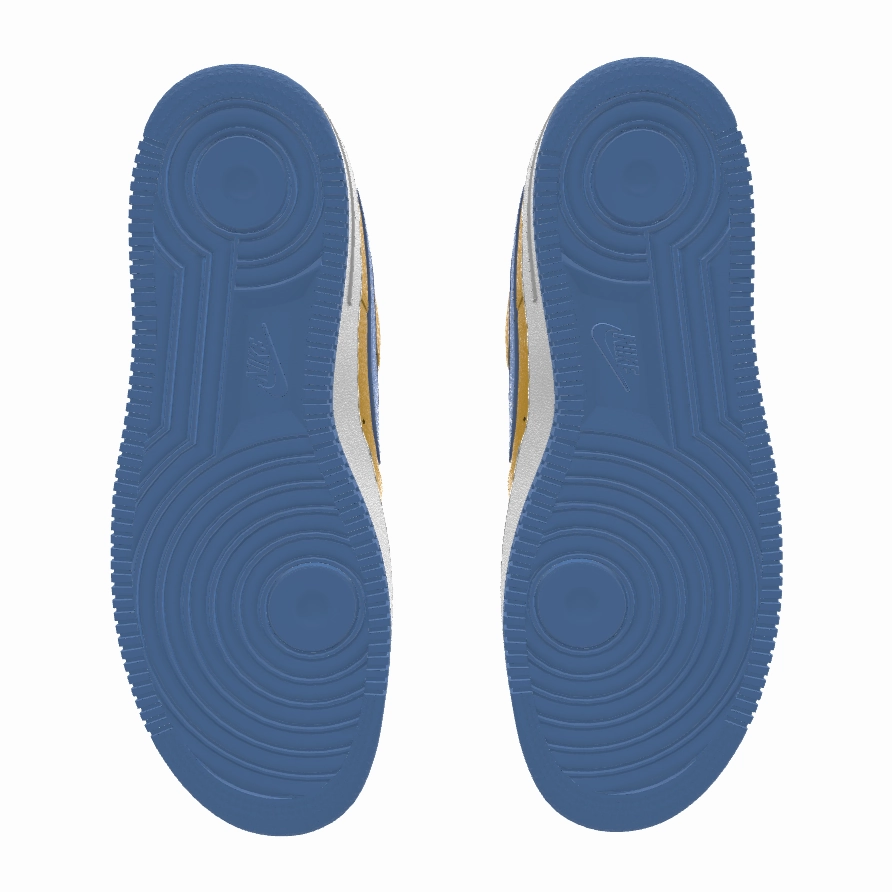 $195 NIB NEW Mens NIKE Air Force 1 Low Premium Yellow Leather Custom BB Shoes Asics Shoes Leather