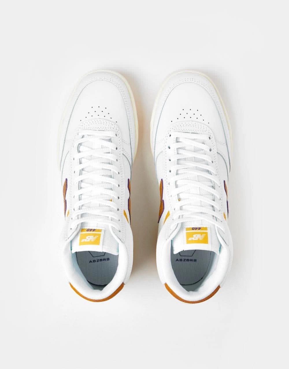 New Balance 9060 Nearby New Balance Numeric 440 Hi Skate Shoes - White/Yellow