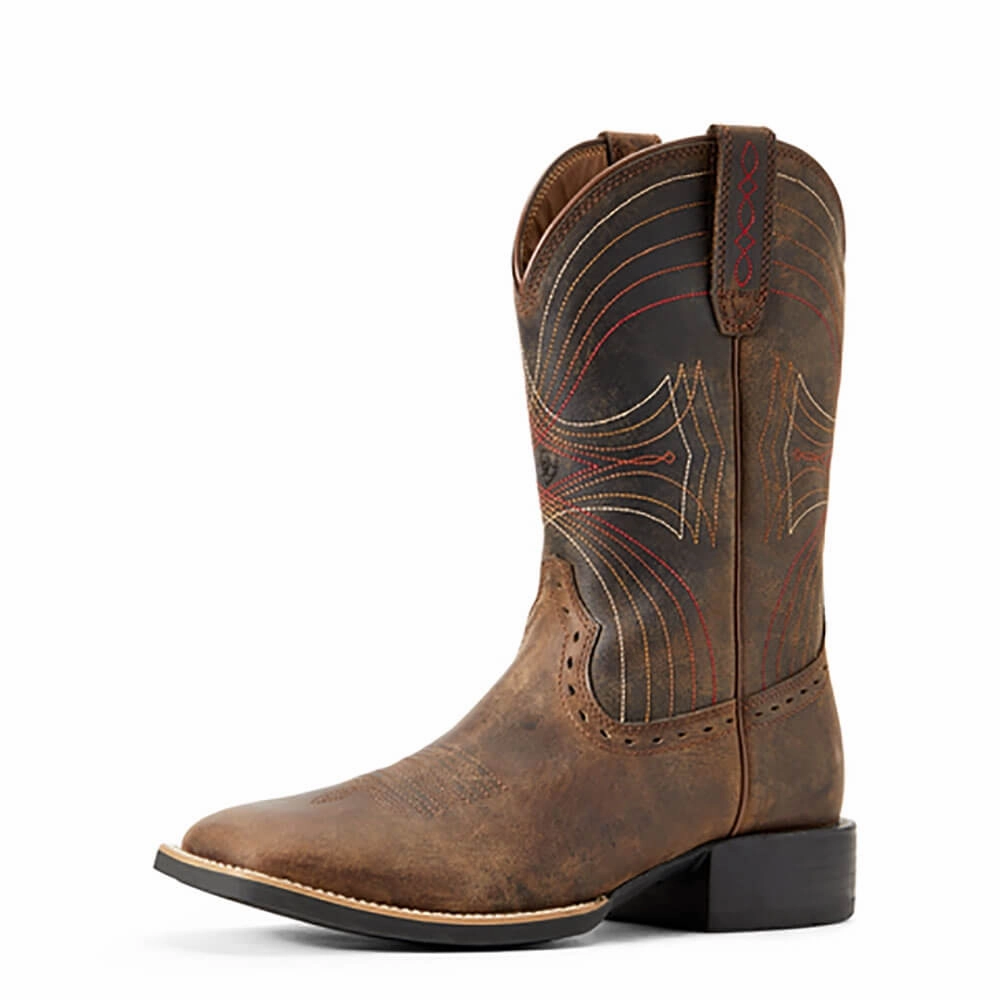 Ariat Mens Sport Western Wide Square Toe Boots - 10010963 Female Chelsea Boots