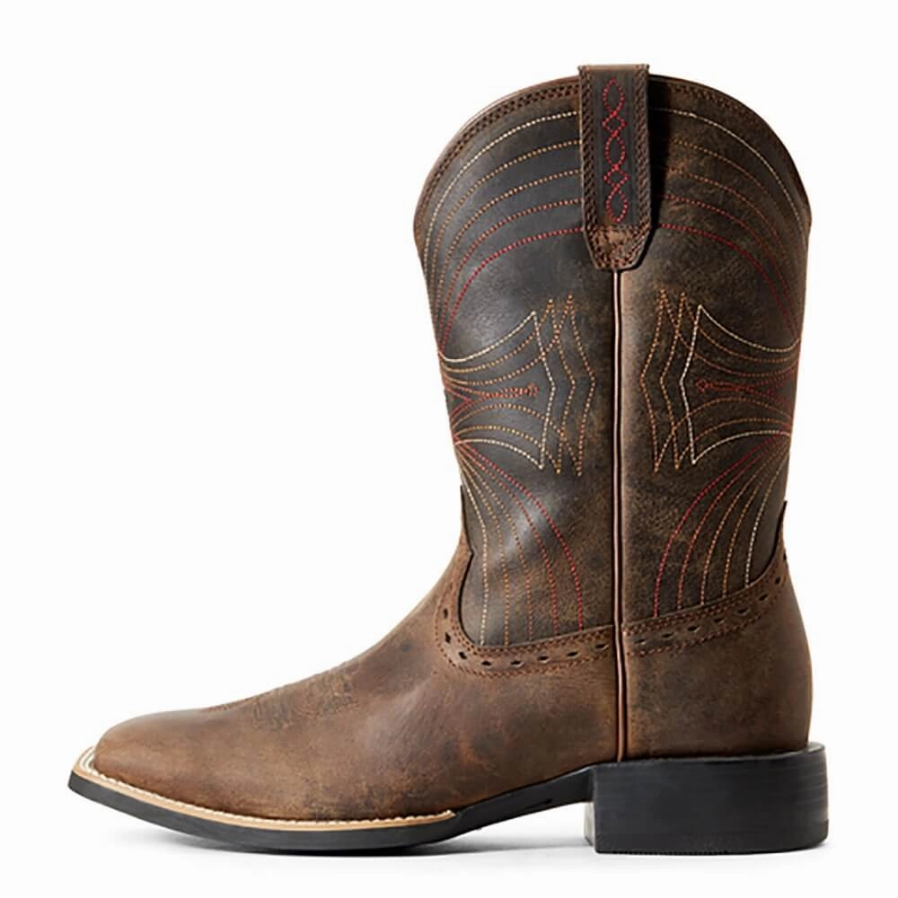 Ariat Mens Sport Western Wide Square Toe Boots - 10010963 Best Elk Hunting Boots