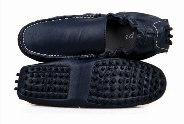 Puma Shoes Casual Breathable Real Leather Casual SLIP-ON Business Shoes Men Loafers