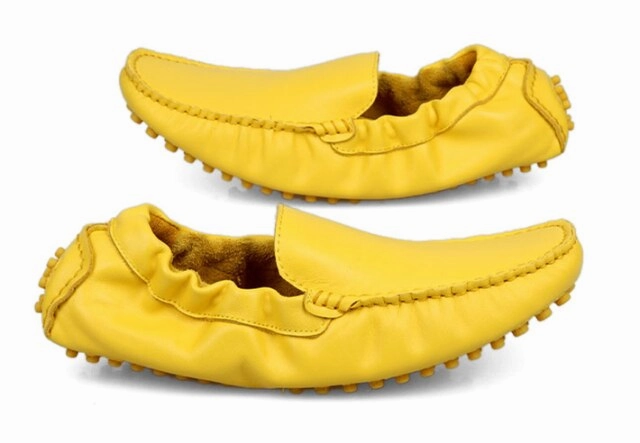 Casual Boat Shoe With Neverwet Breathable Real Leather Casual SLIP-ON Business Shoes Men Loafers