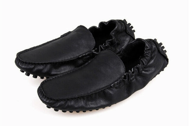 Sport Shoes Casual Wear Breathable Real Leather Casual SLIP-ON Business Shoes Men Loafers