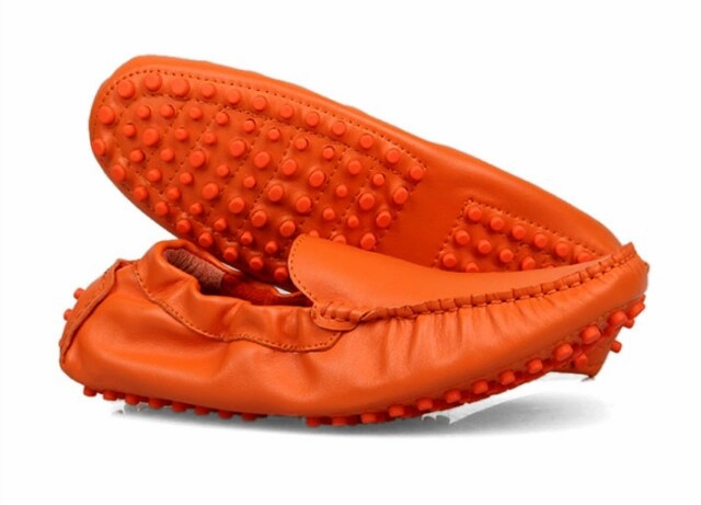 Summer Business Casual Shoes Breathable Real Leather Casual SLIP-ON Business Shoes Men Loafers