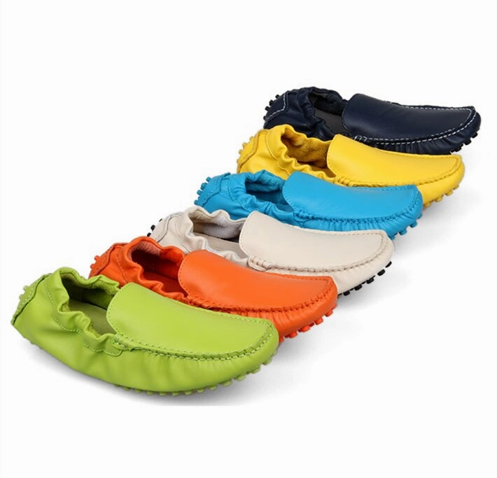 Breathable Real Leather Casual SLIP-ON Business Shoes Men Loafers Originals Ozmillen Casual