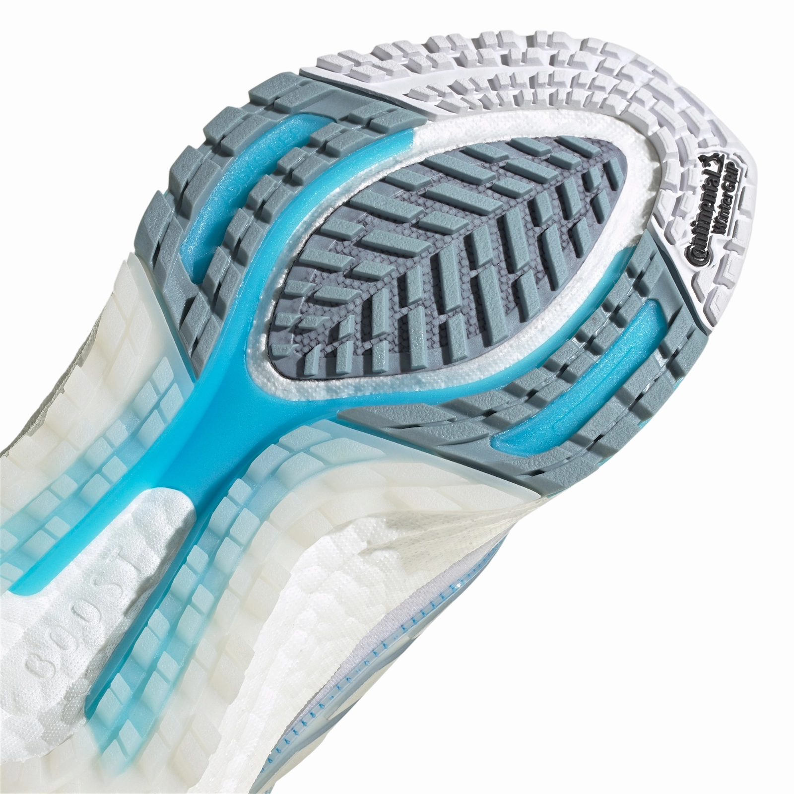 Running Adidas Shoes adidas Womens Ultra Boost 22 Cold.RDY Trainers - Blue Tint Silver Metallic