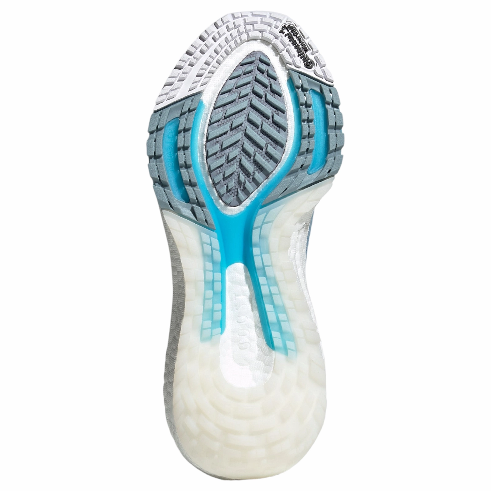 Futsal Shoe Adidas adidas Womens Ultra Boost 22 Cold.RDY Trainers - Blue Tint Silver Metallic