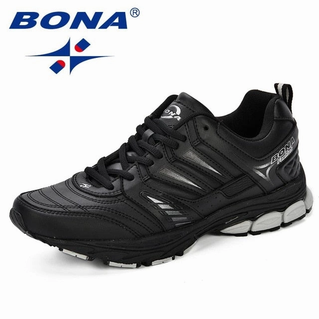 BONA New Design Style Men Shoes Breathable Popular Men Running Shoes Outdoor Sneaker Sports Shoes Comfortable Free Shipping Best Support Running Shoes
