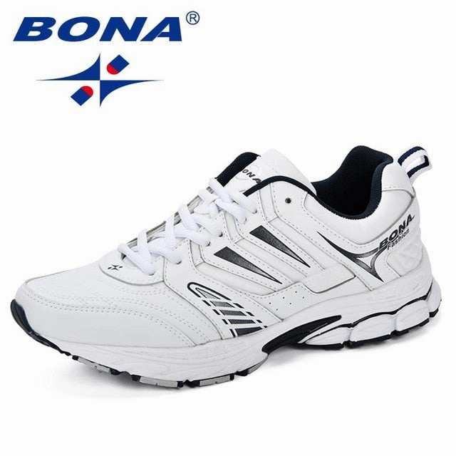 Best Running Shoe High Arch BONA New Design Style Men Shoes Breathable Popular Men Running Shoes Outdoor Sneaker Sports Shoes Comfortable Free Shipping