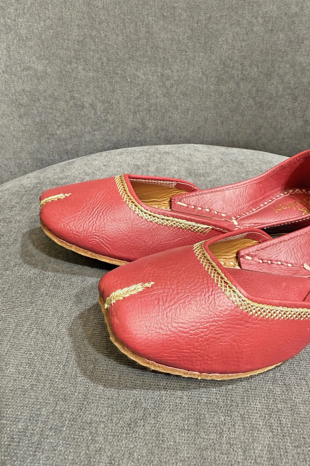 Dark Red Women's Jutti Flat Shoes Flat Shoes Ladies