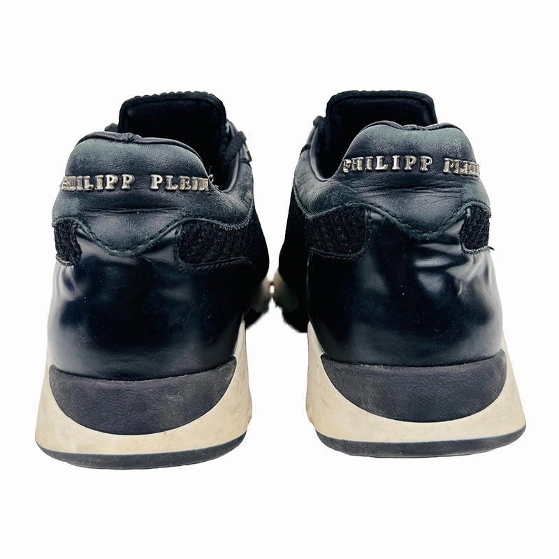 Philipp Plein Womens Black Mesh Panel Skull Sneaker Shoes (Size 38) Nike Com Training Shoes