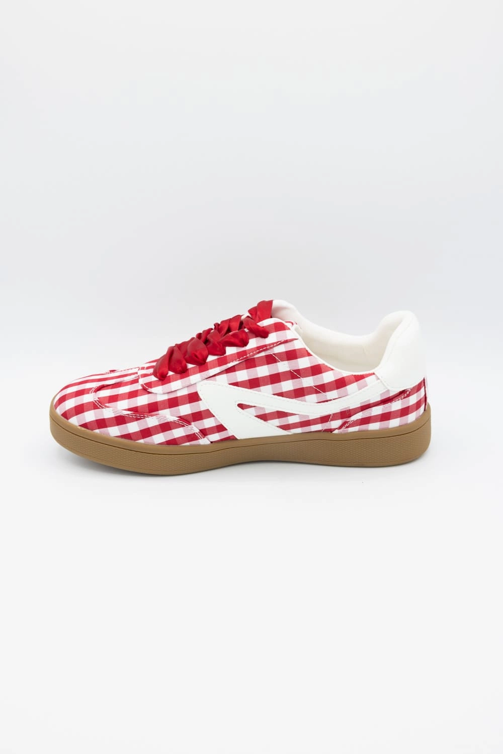 Latest Jordan Sneakers Dolce Vita Voyage Sneakers for Women in Red Gingham | VOYAGE-REDGINGHAM