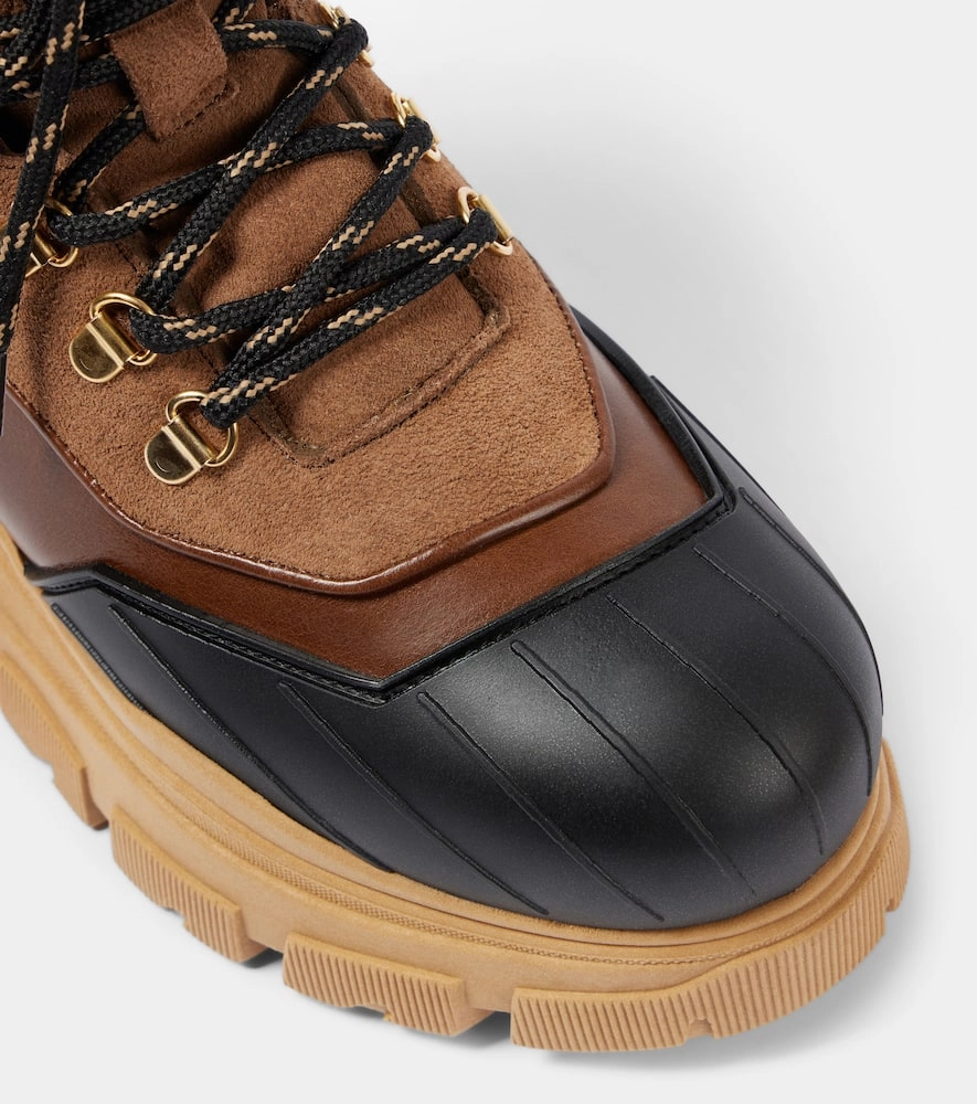 Dorothee Schumacher Sporty Shearling leather lace-up boots Beginner Running Shoes