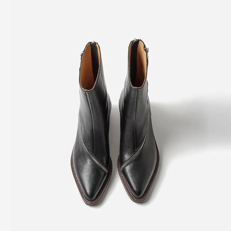 USS Shoes Minerva Women's Western Leather Boots Tcx Boots