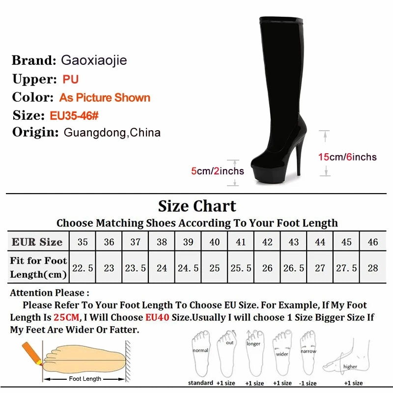 Women Middle Tube Boots Sexy Nightclub Thin Heel Shoes 15CM Pole Dance Training Leather Boot Black Side Zipper Boots One Pedal Nike Metcon 6 Training Shoe