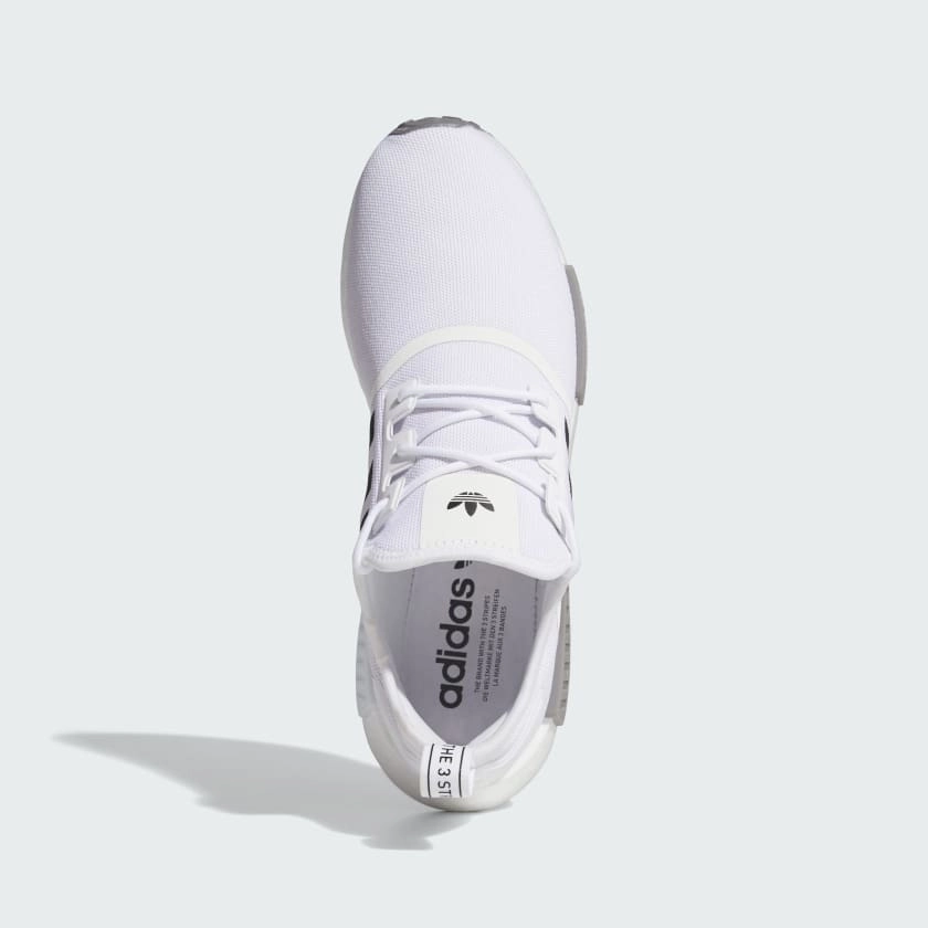 Adidas NMD_R1 Women's Shoes, Cloud White / Core Black / Grey Three Adidas Tennis Shoes Retro