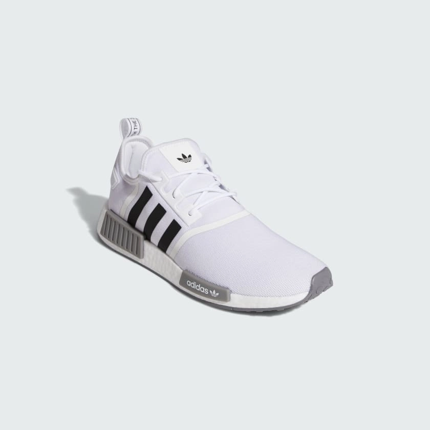 Adidas NMD_R1 Women's Shoes, Cloud White / Core Black / Grey Three Football Shoes Of Adidas