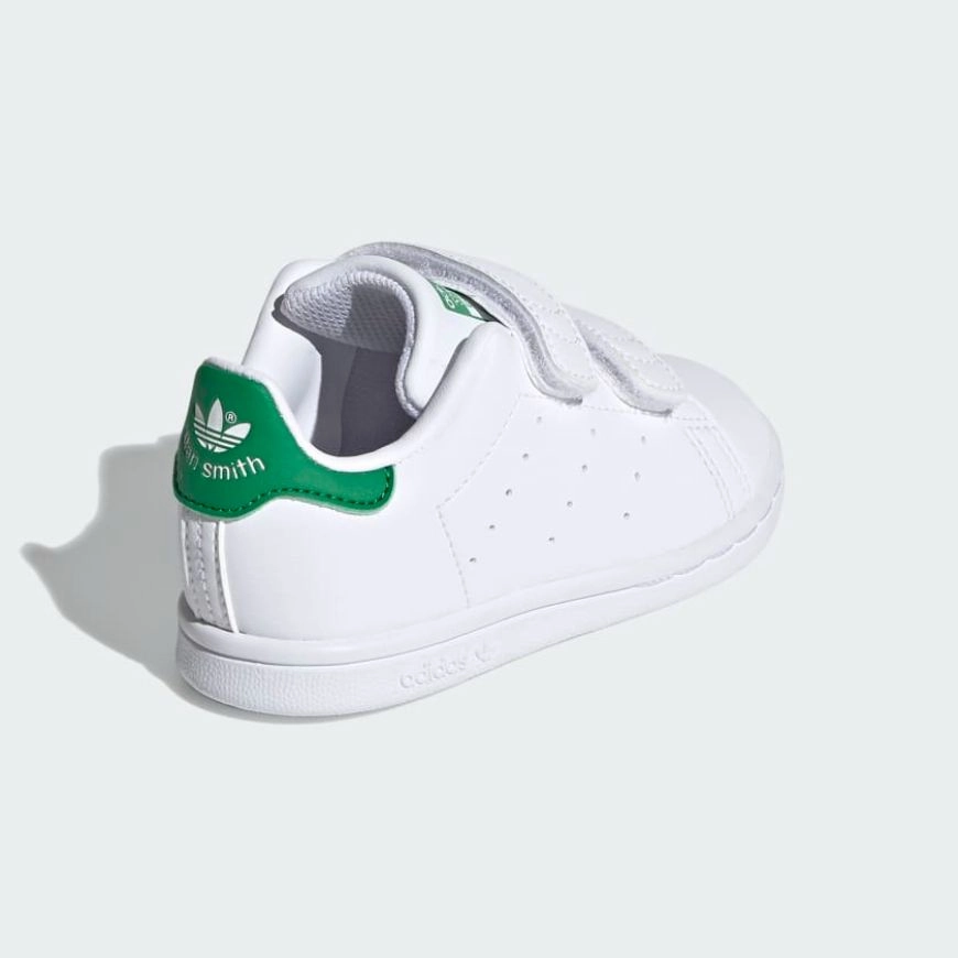 New Adidas Superstar Shoes Adidas Stan Smith Infant-Boys Original Shoes White/Green