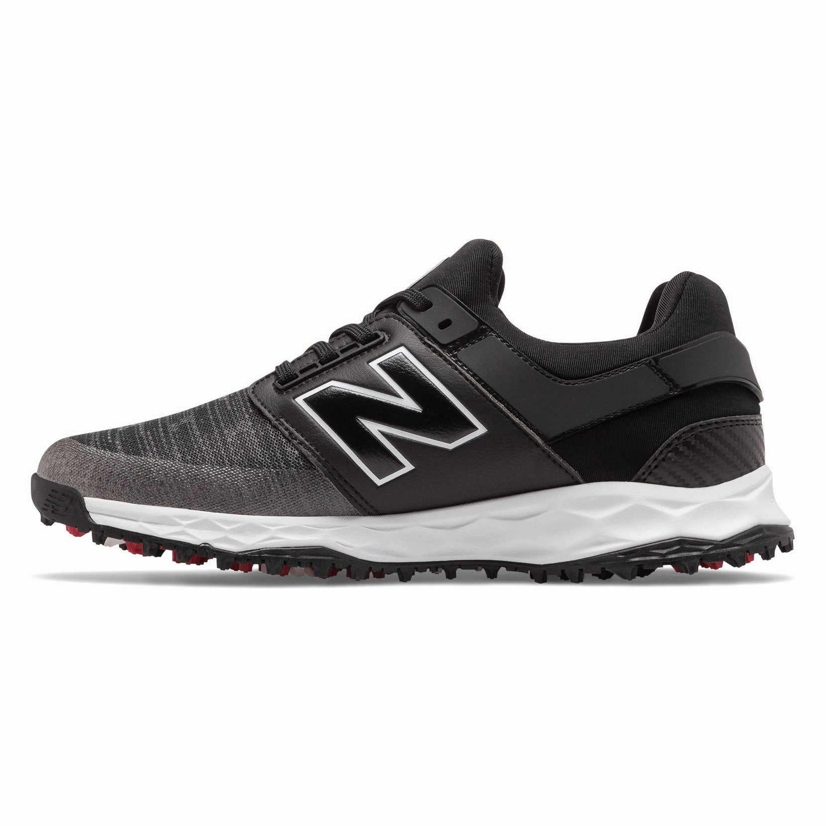 New Balance 237 Green New Balance Fresh Foam LinksSL Black Mens Golf Shoes