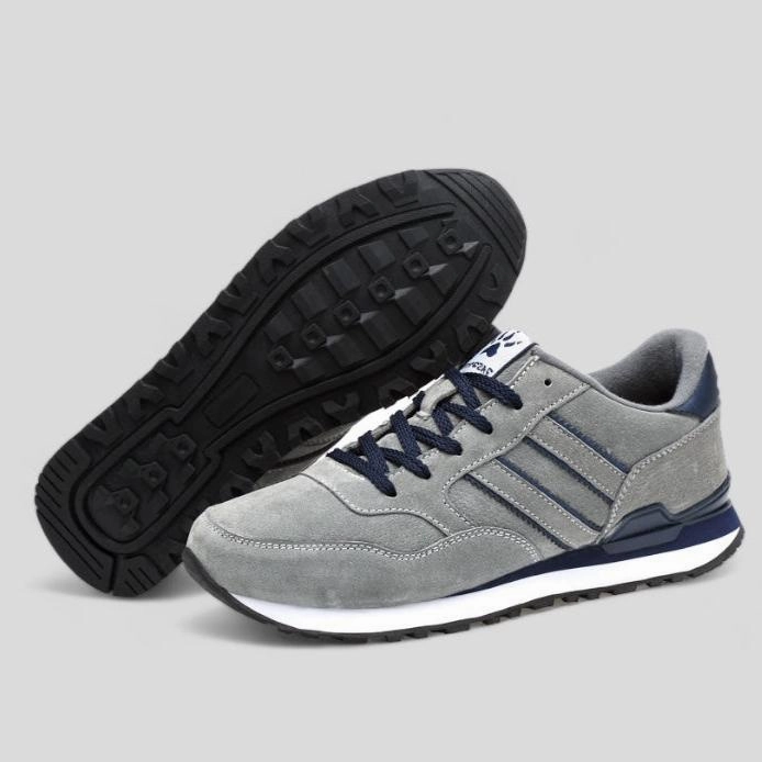 Soofeet Men Orthopedic Breathable Leather Running Shoes Light Athletic Casual Trail Sneakers Best Trail Running Shoes For Heel Strikers