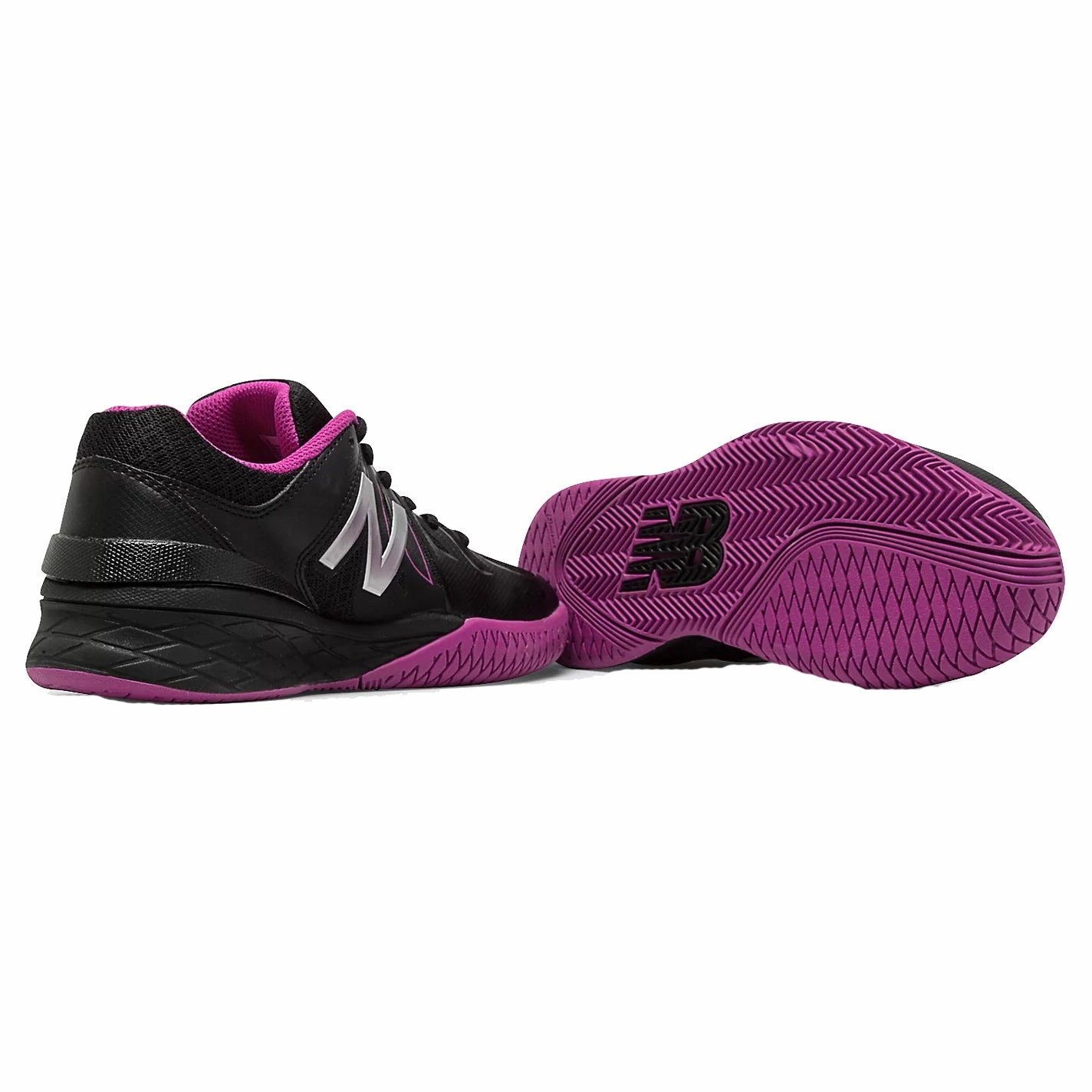 New Balance 1006 Black with Pink Womens Tennis Shoes New Balance White Logo